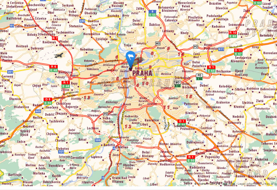 Praha haritasi